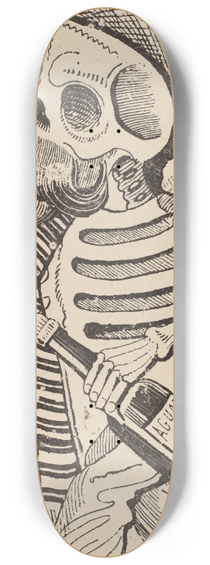 Jos Guadalupe Posada - Calavera Maderista 8.25 inch art skate deck