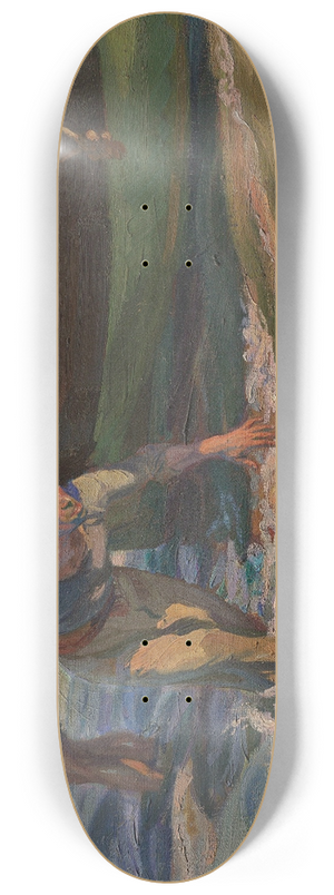 Jos Mongrell - Beaching the boat 8.25 inch art skate deck