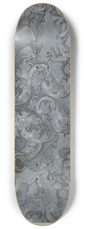 Jost Amman - Two crest designs 8.25 inch art skate deck