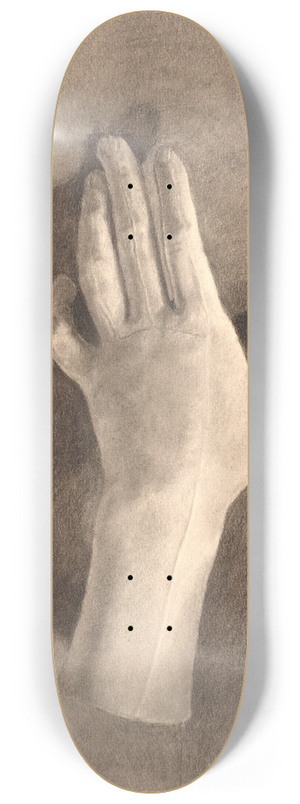 Joakim Skovgaard - Studie af gipshnd 8.25 inch art skate deck