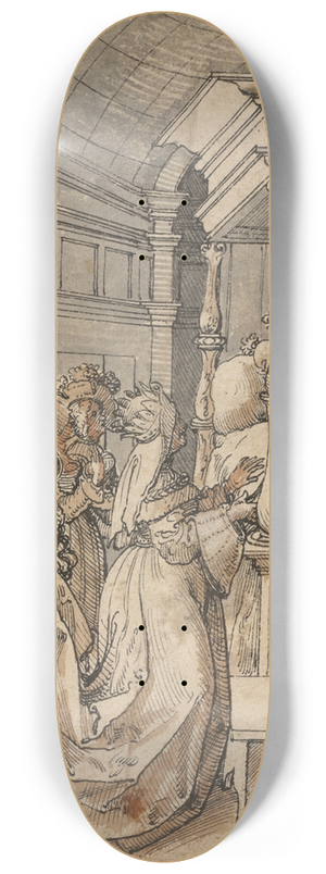 Jrg Breu The Elder - Bridal Scene 8.25 inch art skate deck