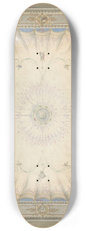 J. S. Pearse - Ceiling Design for the Boudoir, Ardgowan 8.25 inch art skate deck