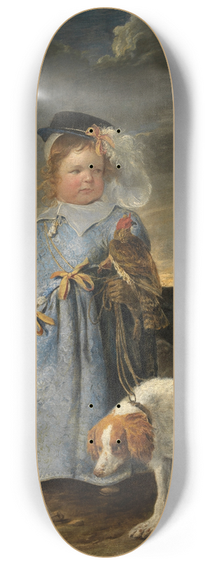 Joannes Fijt - Portrait of a Boy 8.25 inch art skate deck Joannes Fijt - Portrait of a Boy 8.25 inch art skate deck