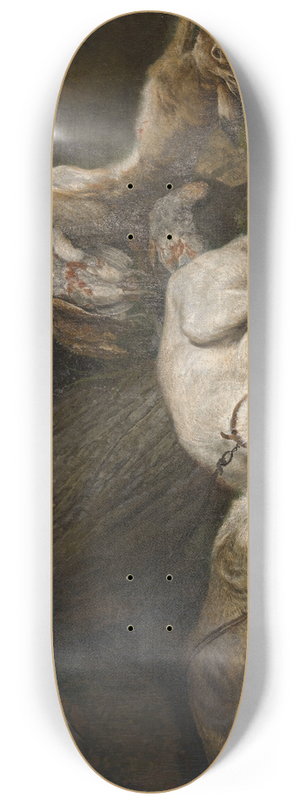 Joannes Fijt - Two Greyhounds 8.25 inch art skate deck Joannes Fijt - Two Greyhounds 8.25 inch art skate deck