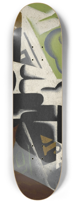 Juan Gris - Journal et compotier 8.25 inch art skate deck