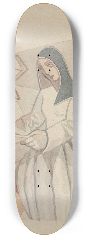 Juan Gris - La Religieuse 8.25 inch art skate deck
