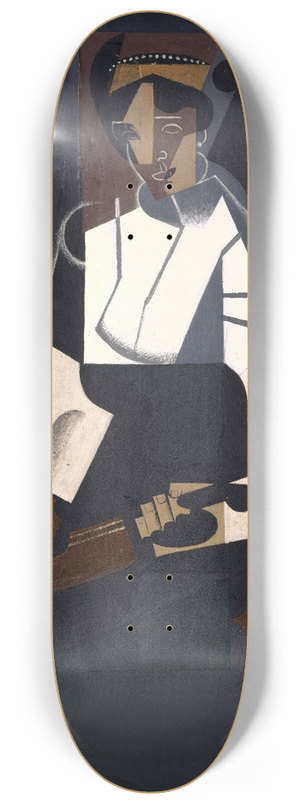 Juan Gris - Woman with Mandolin 8.25 inch art skate deck