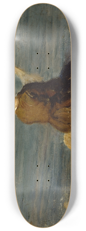 Jules Breton - Fileuse sur les rochers  Douarnenez 8.25 inch art skate deck