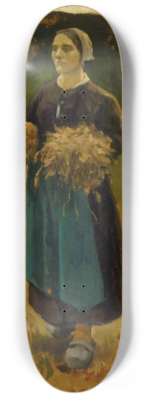 Jules Breton - The Gleaner 8.25 inch art skate deck