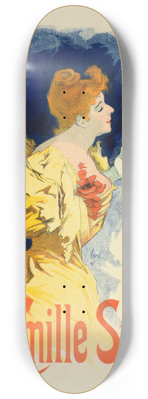 Jules Chret - Camille Stfani 8.25 inch art skate deck