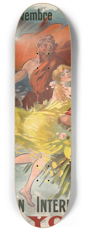 Jules Chret - Exposition internationale de Lyon 8.25 inch art skate deck