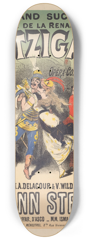 Jules Chret - La Tzigane 8.25 inch art skate deck