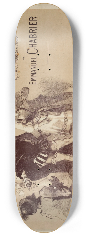 Jules Chret - Le Roi Malgr Lui 8.25 inch art skate deck
