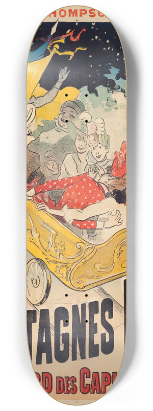 Jules Chret - Montagnes Russes 8.25 inch art skate deck