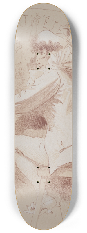 Jules Chret - Summer Concert 8.25 inch art skate deck