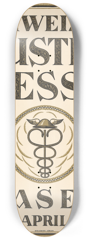 Jules De Praetere - Schweizer Mustermesse Basel 8.25 inch art skate deck