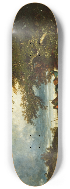 Jules Dupr - On the Road 8.25 inch art skate deck