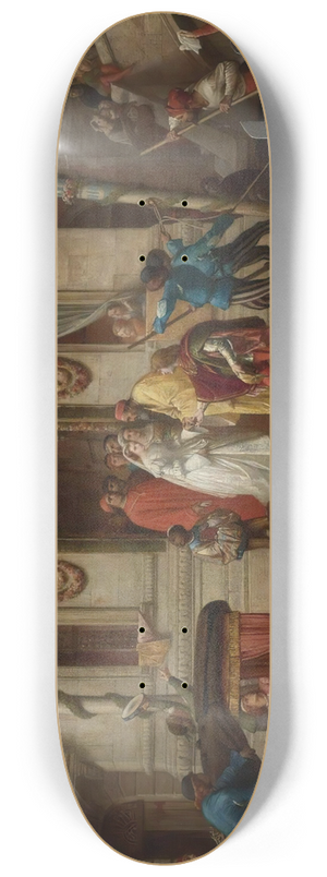 Jules-Eugne Lenepveu - A Venetian Wedding 8.25 inch art skate deck