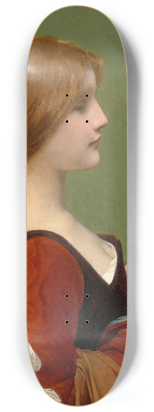 Jules Joseph Lefebvre - Jeanne La Rousse 8.25 inch art skate deck