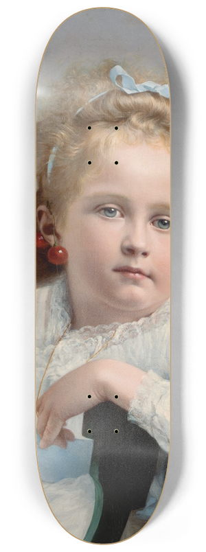 Jules-mile Saintin - Cherries 8.25 inch art skate deck