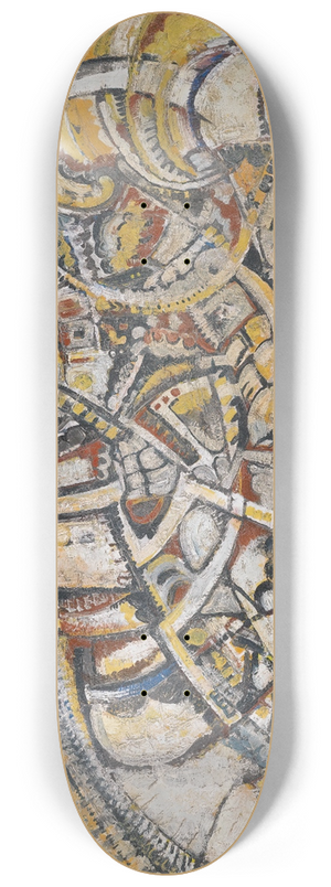 Jules Schmalzigaug - Composition Futuriste 8.25 inch art skate deck