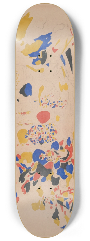 Jules Schmalzigaug - untitled 8.25 inch art skate deck