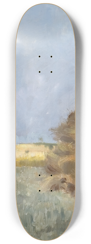Julia Beck - Hay-Cocks by Moonlight 8.25 inch art skate deck