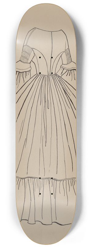 Julie C. Brush - Dress 8.25 inch art skate deck