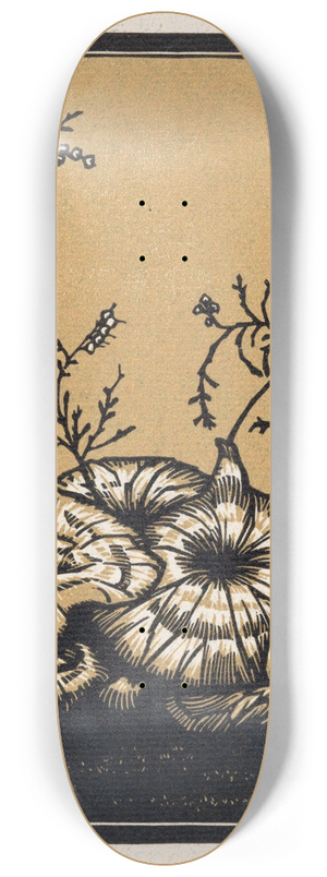 Julie de Graag - Bloeiende planten 8.25 inch art skate deck
