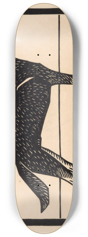 Julie de Graag - Hond 8.25 inch art skate deck