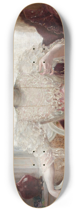 Joaqun Sorolla - Portrait of Luisa Martinez De Tejeda 8.25 inch art skate deck