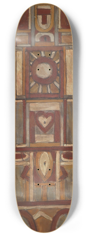 Joaqun Torres-Garca - El hombre 8.25 inch art skate deck