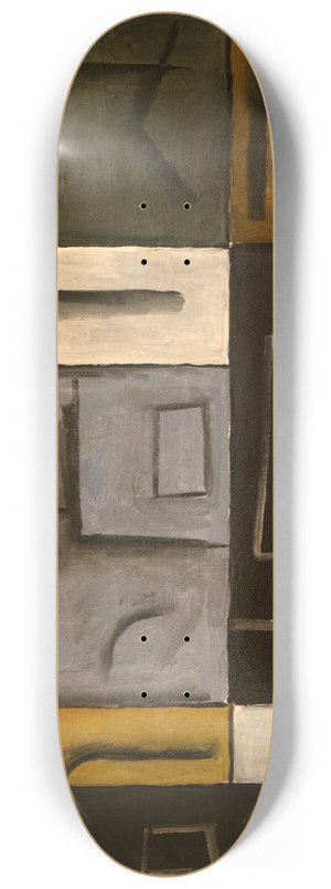 Joaqun Torres-Garca - Pintura constructiva 8.25 inch art skate deck