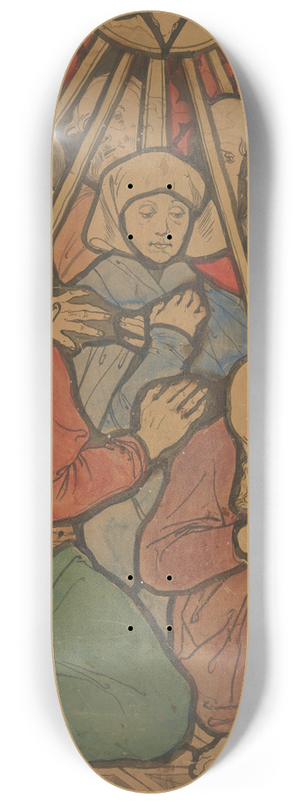 Jzef Mehoffer - Pentecost 8.25 inch art skate deck