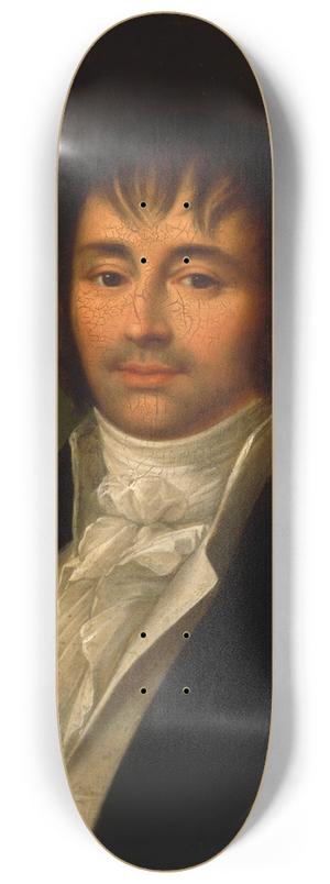 Jzef Pitschmann - Portrait of Euzebiusz Sowacki 8.25 inch art skate deck