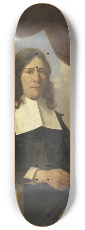 Job Adriaensz Berckheyde - Nicolaes Eichelberg (d. 1699). Haarlem Merchant, Husband of Helena van der Schalcke 8.25 inch art skate deck