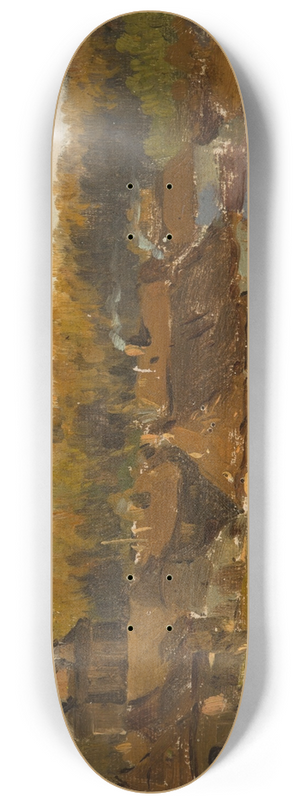 Jzef Szermentowski - Volhynian Village 8.25 inch art skate deck