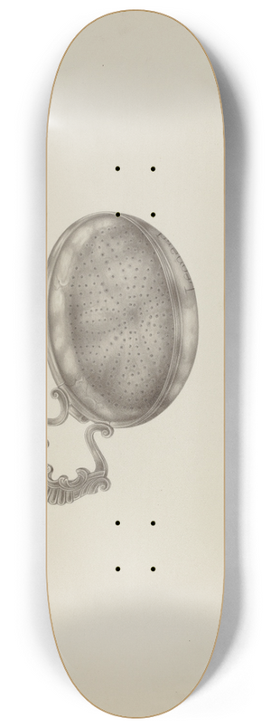 Kalamian Walton - Silver Lemon Strainer 8.25 inch art skate deck