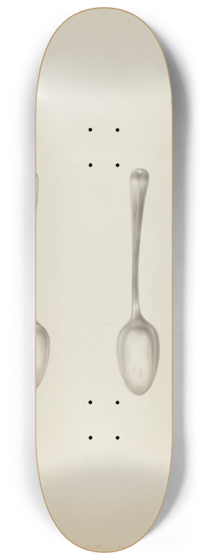 Kalamian Walton - Silver Teaspoon 8.25 inch art skate deck