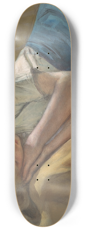 Johan Antonie de Jonge - Rustend meisje 8.25 inch art skate deck Johan Antonie de Jonge - Rustend meisje 8.25 inch art skate deck
