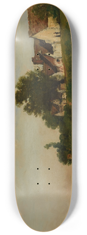 Karl Daubigny - Bords de rivire 8.25 inch art skate deck
