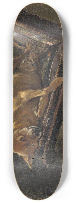 Karl Georg Arsenius - Dog, Lying Down 8.25 inch art skate deck