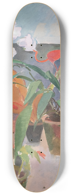 Karl Isakson - Potted Plants 8.25 inch art skate deck
