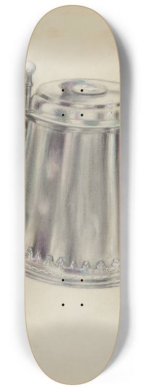 Karl Joubert - Silver Tankard 8.25 inch art skate deck