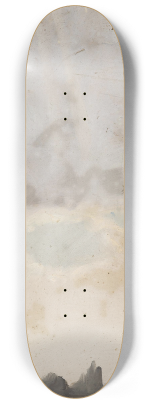 Karl Maria Thuma - Study of Clouds II 8.25 inch art skate deck