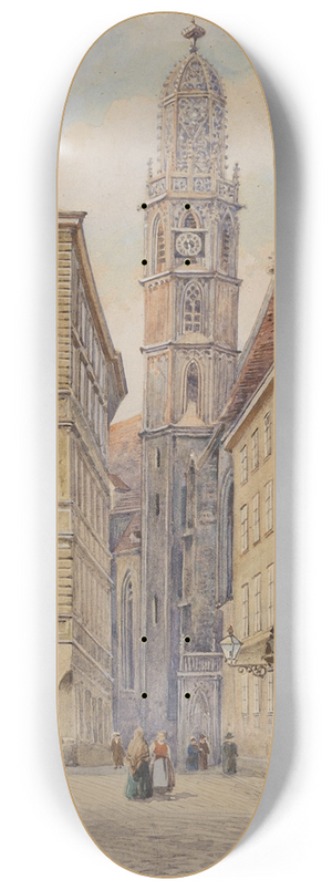 Karl Schnorpfeil - Maria am Gestade 8.25 inch art skate deck