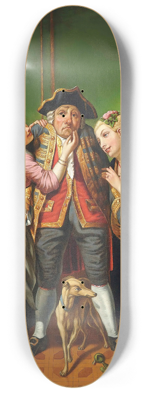 Karl von Calzada - Unwelcome attention 8.25 inch art skate deck