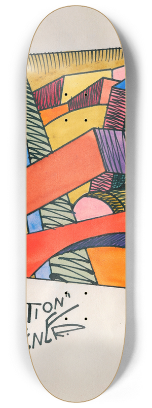 Karl Wiener - Deformation 8.25 inch art skate deck