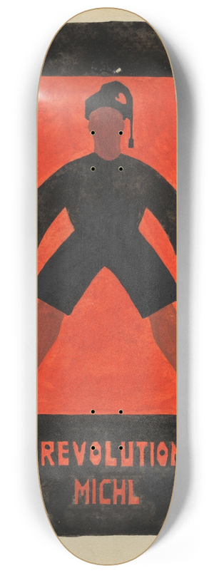 Karl Wiener - Der revolutionre Michl 8.25 inch art skate deck