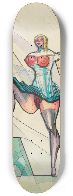 Karl Wiener - Dmon 8.25 inch art skate deck